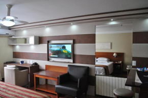 Flat em Hotel 4 estrelas Ed Alpenhaus Gramado-4 pessoas